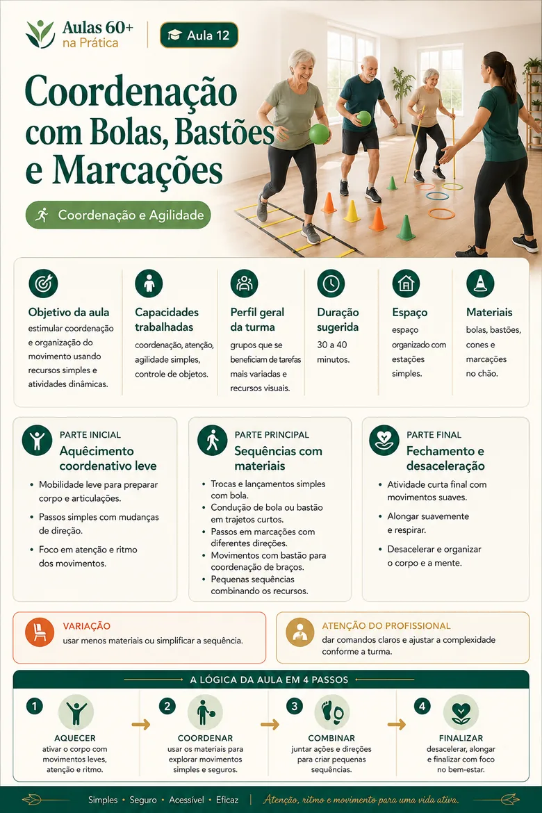 Aula 12: Coordenação com Bolas, Bastões e Marcações